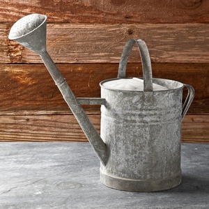 Arrosoir en métal galvanisé durable pour arroser les fleurs, les plantes et les arbustes, avec une poignée robuste et un design équilibré - Product Image 3