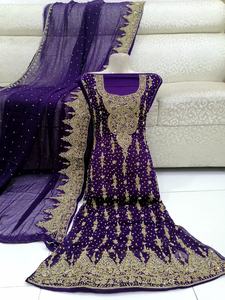 2022 diseñador pakistaní verano gasa mano trabajo Salwar Kameez colección de bodas traje para ocasiones especiales - Product Image 5