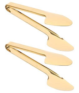 Premium Stainless Steel Ice <b>Tongs</b> Luxury Ice Bucket <b>Serving</b> Tool Elegant Beverage Bar Kitchen Restaurant Supply - Product Image 1