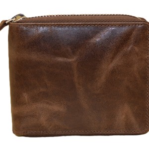 Cartera de cuero genuino con cremallera para hombre, tarjetero multifunción, estilo minimalista corto, uso diario - Product Image 5