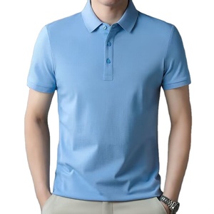 Polo pour homme personnalisable, manches courtes, grande taille, couleur personnalisée, coupe ample – Achetez des polos d'été personnalisables pour homme - Product Image 2