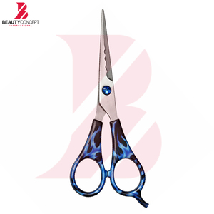 Tijeras de Peluquería con Mango de Plástico Ecológico, Tijeras de Corte de Cabello con Filo Afilado para Peluquería Profesional y Cuidado Personal - Product Image 2