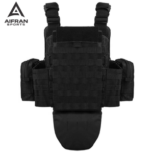 Aiffran Professional <b>Utility</b> <b>Vest</b> Chest Rig Breathable Adjustable Design for Hiking Training - Product Image 6