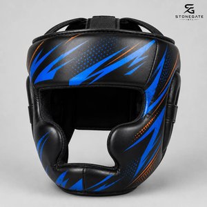 Protector de Cabeza de Boxeo Duradero de Cuero, Ligero, Ventilado y Ajustable con Logotipo Personalizado para Entrenamiento de MMA 2026 - Product Image 1