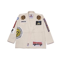 Precio al por Mayor RTS, Kimono de Jiu Jitsu BJJ Shoyorol Batch 124 de Primera Calidad, Federación V2, Sin Blanquear, 100% Algodón, 440g, Resistente