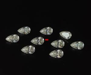 Moissanita Blanca Corte Pera de 5x7mm, Claridad VS - Diamante de Moissanita Suelto de Alta Calidad - Product Image 2