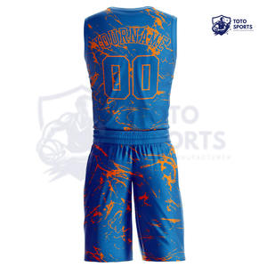 ชุดบาสเก็ตบอลแบบสลิมฟิต ผ้าเนื้อเบา ราคาขายส่งสมเหตุสมผล ระบายอากาศได้ดีเยี่ยม ออกแบบได้ตามต้องการ คุณภาพสูง - Product Image 2