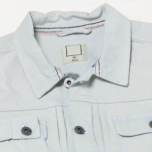 Veste en jean déchiré de qualité supérieure pour homme, sur mesure, avec col montant, nouveau design pour la saison hivernale - Prix de gros - Product Image 6