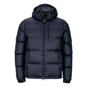 Chaqueta de Plumón Ligera con Capucha para Hombre, Chaqueta de Invierno con Cierre de Cremallera, Color Sólido, con Bolsillos, Ropa para Actividades al Aire Libre y Senderismo - Product Image 1