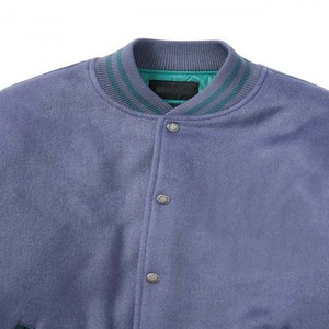 Men's <b>Jacket</b> <b>Leather</b> Sleeve Embroider Patches Varsity <b>Jackets</b> Men's Breathable Wool <b>Leather</b> College Baseball <b>Jacket</b> For Men - Product Image 3