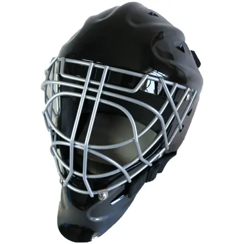 Vente en gros de casques de protection haute qualité avec logo personnalisé masque de but de hockey OEM sportif casque de gardien de but de hockey sur glace résistant aux chocs