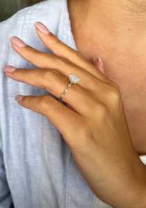 Luxury Style 2.00CT Oval Cut Diamond Solitaire <b>Ring</b> <b>For</b> Women Lab Grown 14k Solid Gold Wedding Party Surprise <b>for</b> <b>Girlfriend</b> - Product Image 3