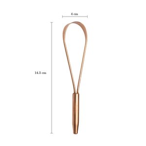 Pure Copper Tongue cleaner Tongue scrapper for oral hygiene at factory price - Product Image 1