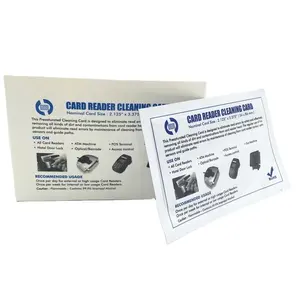 CR80 Cleaning Card for Card Kiosks/ATM/Hotel Door Lock/Credit Card Reader