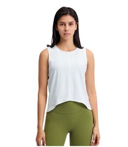 Débardeur à impression personnalisée de haute qualité, respirant, gym, entraînement, fitness, streetwear, sans manches, coupe ajustée 100% coton, débardeur côtelé pour femmes - Product Image 1