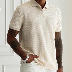 Polo à manches courtes pour homme, couleur unie, coton Oxford, décontracté, respirant, coupe classique - Product Image 4