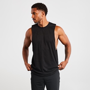 Débardeurs Homme en Coton Extensible à Séchage Rapide, Coupe Ample, Personnalisables, Style Urbain, Vente en Gros - Product Image 3