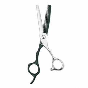 Ciseaux de coiffure professionnels en acier inoxydable de 6 pouces avec manche vert, ciseaux de barbier, ciseaux de coiffure pour salon - Product Image 4