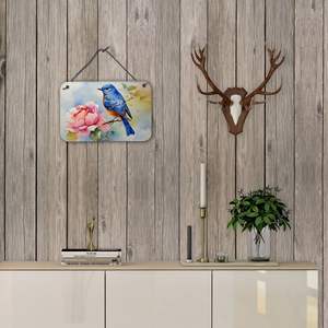 Bluebird Kitchen Wall Door Hanging Prints Aluminum Metal <b>Sign</b> for Home Decor Multicolor 8HX12W for <b>Bar</b> and Bathroom Plaque - Product Image 4
