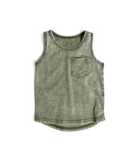 Débardeur Homme Oversize Sans Manches en Coton Doux de Haute Qualité 100% Coton Lavé à l'Acide, Gilet Personnalisé avec Logo Frontal, Style Hip Hop Urbain - Product Image 2