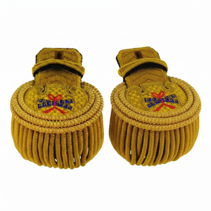 สินค้ามาใหม่ 2026 ชุดเครื่องแบบพิธีการพร้อมแผ่นประดับไหล่แบบพรีเมียม ลายดิ้นทอง สำหรับขบวนพาเหรด - Product Image 5