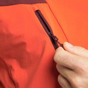 Chaqueta Softshell para Hombre con Bloques de Color, Capucha, Cierre de Cremallera, Resistente al Agua y al Viento, para Uso Exterior, Ajuste Regular - Product Image 5