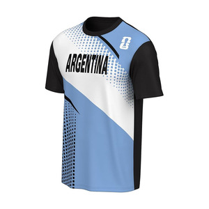 Camiseta de Fútbol para Hombre, Manga Corta, Logotipo Estampado en la Parte Delantera, Secado Rápido, Transpirable, Pantalones Cortos Deportivos Casuales, Servicio OEM, Personalizada, 100% Poliéster - Product Image 3