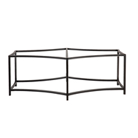 Table basse moderne de luxe en marbre avec base métallique, durable, facile à assembler, meubles de salon, prix direct usine