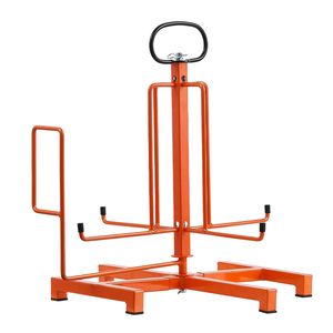 Dispenser Portatile per Cavi con Maniglia Antiscivolo in Metallo, Supporto a Pavimento per Bobine di Filo, Accessorio per Gestione Semplificata - Product Image 3