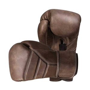 Leather/PU Leather Professional Sparring Punch <b>Gloves</b> for Sanda MMA Muay Thai Boxing Training Non-Slip Adjustable Wrist Strap - Product Image 4