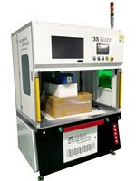 Machine de gravure laser fibre 60W/100W personnalisée par le fabricant en vente directe pour acrylique 3D, pierre, métal, plastique, caoutchouc, bois, contreplaqué, MDF