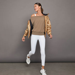 Sudadera de Manga Larga para Mujer, Talla Grande, Personalizada, de Felpa Suave, con Bordado y Pedrería, Estilo Casual, para Primavera - Product Image 5