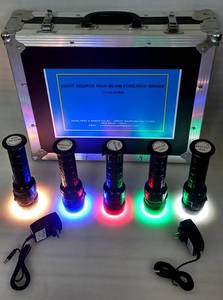 แหล่งกำเนิดแสง ไฟ LED เกรดนิติวิทยาศาสตร์ แสงสูง 5 สี ตัวโคมอะลูมิเนียม พร้อมกระเป๋าพกพา ควบคุมด้วยสวิตช์ AC 220V - Product Image 4