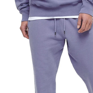 Pantalon de survêtement décontracté pour homme, taille haute, respirant, en molleton, avec cordon de serrage, 100 % coton, très vendu - Product Image 3