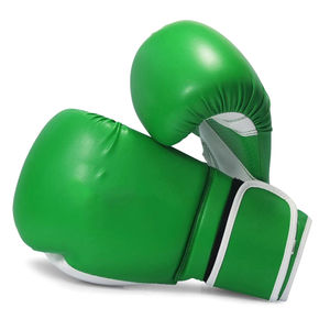 Guantes de Boxeo de Cuero Personalizados OEM de Alta Calidad al por Mayor, Tamaños 8oz y 12oz, con Diseño de Velcro, Ecológicos y de Secado Rápido para Exteriores - Product Image 1