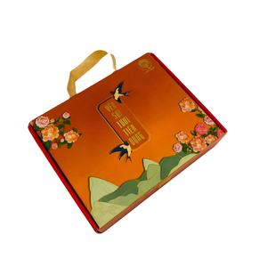 Caja de Embalaje de Cartón Corrugado Autoensamblable de Lujo Moderno con Recubrimiento UV, Estampado en Lámina Dorada, Relieve de Nido de Pájaro y Cinta Plana - Product Image 5