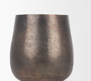 Vintage Brass Metal <b>Tabletop</b> Flower Pot Floor Planter Customized Size & Shape Luxury Home Gold Plated Planter Pot Vase Supplier - Product Image 4