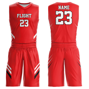 Maillots de basket-ball unisexes pour adultes, vente en gros d'usine, respirants, grandes tailles, 100% polyester, uniformes personnalisables avec logo et nom d'équipe - Product Image 2