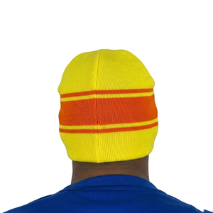Casquettes en laine mélangée personnalisées avec logo OEM, service de fabrication sur mesure, respirantes, imperméables, ajustables, casquettes en jacquard pour hommes - Product Image 2