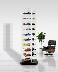Mueble Versátil y Moderno de Acrílico Transparente para Exhibición de Autos, de Pie, Personalizable, de Gran Capacidad, Fácil de Montar - Product Image 1