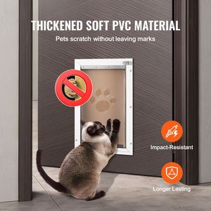 Sportello di Ricambio per Porte per Animali Domestici in PVC Rinforzato, Resistente alle Intemperie e di Lunga Durata, Misura 5.25\" X 8.13\", Compatibile con Porte per Animali Domestici di Misura Standard - Product Image 4