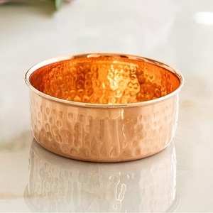 Tazón de Cobre Puro con Diseño Martillado Katori, Auténtico, 180 ml, Vajilla para Servir Nueces, Ensaladas y Frutas, Versátil para Cocina y Comedor - Product Image 4