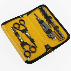 Tijeras de Peluquería de 5.5/6.0 Pulgadas en Oferta, Tijeras de Peluquería Económicas, Tijeras de Entresacar para Barbería, Juego de Herramientas de Corte de Pelo - Product Image 1