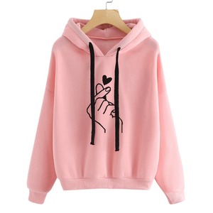 women hooded <b>sweatshirt</b> with <b>long</b> sleeves pullover style soft fabric simple casual design for everyday autumn outfits - Product Image 5