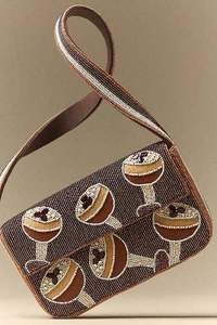 Pochette en perles de rocaille avec broderie, pochette brodée à la main avec détails en perles de rocaille - Product Image 4