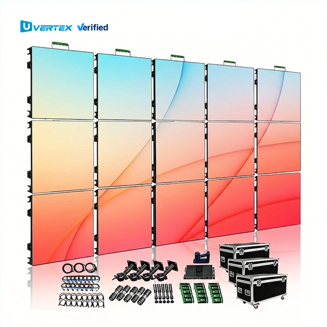 Vertex P2 P2.5 P4 P6 Outdoor 5m X 3m Large 3D Exterior LED Screen Customized Indoor Advertising LE Display Screen