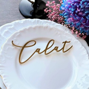 Personalized Custom Wedding Acrylic <b>Table</b> Nameplates Party <b>Table</b> Name <b>Cards</b> Nameplate Production for Wedding Items - Product Image 3