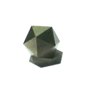 Cubo de whisky de piedra pirita de alta calidad tallado en forma de icosaedro, piedra natural, cristal de sanación Reiki, piedra preciosa. - Product Image 4