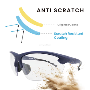 Nylon Frame Protective Glasses MIL-PRF 32432A Certified Anti-Scratch Anti-Fog UV385 for Hazardous Industrial Environments - Product Image 5