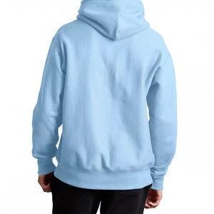 Sudadera con Capucha Azul Claro Extra Grande, Personalizable con Logotipo, al por Mayor, para Hombre, de Felpa de Poliéster Premium, Resistente a las Arrugas - Product Image 2